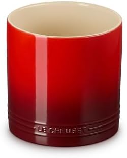 Le Creuset Stoneware Signature Utensil Crock, 2.7 qt., Cerise - Image 2