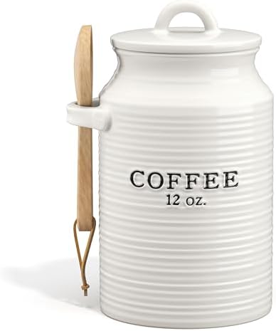 Barnyard Designs Ceramic Coffee Canister for Kitchen Counter (Coffee) by BarnyardDesigns