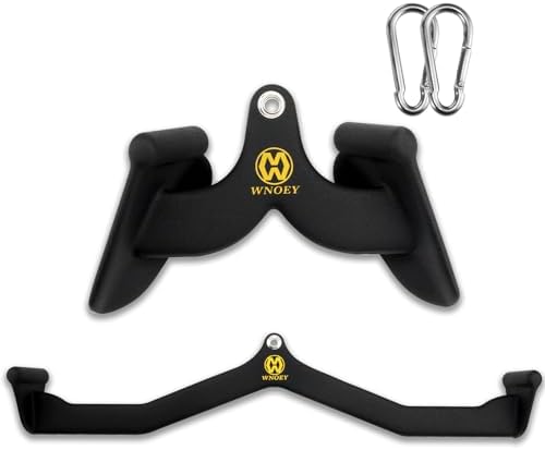 LAT Pulldown Attachment,Back Tricep Bar Strength Training,Handle Grips LAT Pull Down Bar Press Down Exercises,Cable Machine Accessories, Cable Back Attachments for Home Gym by WNOEY
