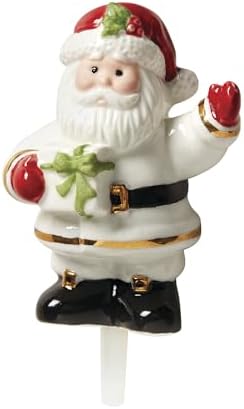 Lenox 894245 Profile Santa Popper, White, Christmas & Holiday Hosting - Image 2