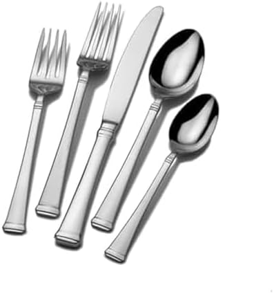 Mikasa, Harmony Flatware Service for 4, 20 Piece Set, 18/10 Stainless Steel Silverware Set by Mikasa