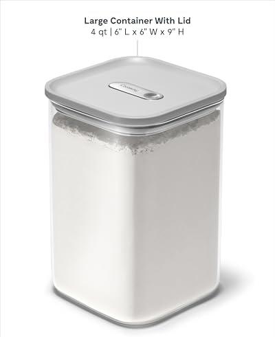 Caraway 4 qt Glass Airtight Food Storage Container with Lid - Image 3
