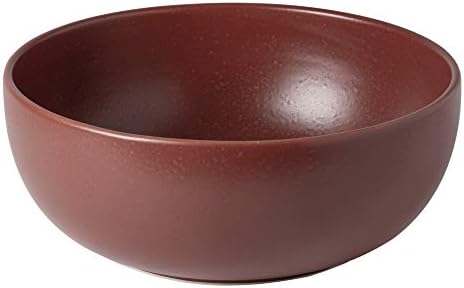 Casafina Ceramic Stoneware 10" x 4", 101 oz Serving Bowl - Pacifica Collection, Cayenne | Microwave & Dishwasher Safe Dinnerware | Food Safe Glazing | Restaurant Quality Serveware by Casafina