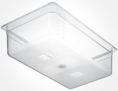 CURTA 6-Pack Full Size 6" Deep NSF Polycarbonate Food Pans | Dishwasher & Freezer Safe Clear Container for Prep Tables, Buffet, Salad Bar, Commercial & Home Kitchen - Image 3