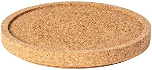 Costa Nova 9" Cork Trivet Lid - Redonda Collection, Natural | Heat Safe Tableware | Natural Portuguese Cork Material | Restaurant Quality Serveware by CostaNova