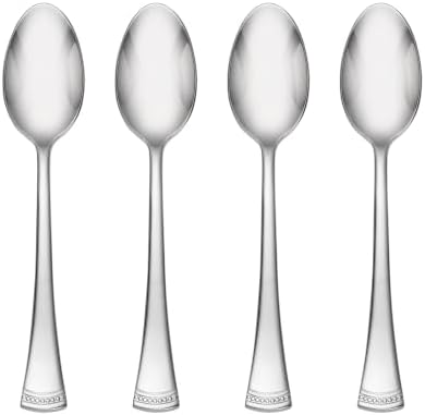 Lenox Portola Teaspoons Silverware Set for 4, Flatware by Lenox