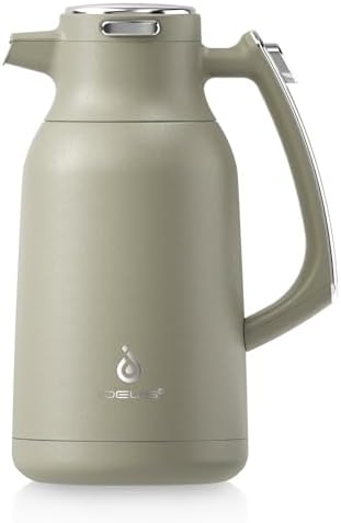 IDEUS Thermal Coffee Carafe 68oz, Beverage Dispenser Celadon by IDEUS