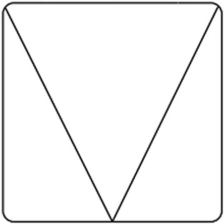 Ateco Triangle Mold & Top - 12 inch long - Image 3