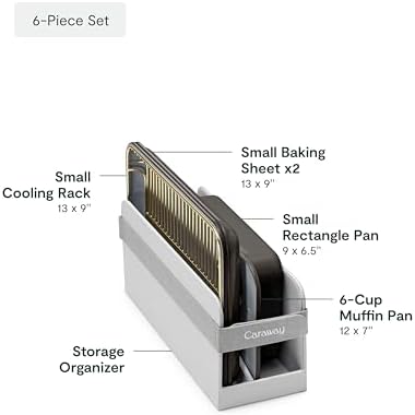 Caraway 6-Piece Ceramic-Coated Mini Bakeware Set - Image 3