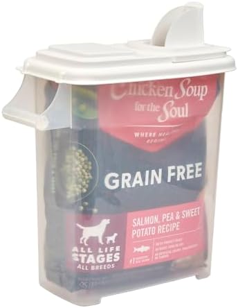 Buddeez Pet Food Storage Dispensers - Dog Food Storage Containers, Cat Food Containers, Bird Seed Containers w/Handle and Flip Lid, 8 Gallon(2 pack) - Image 4