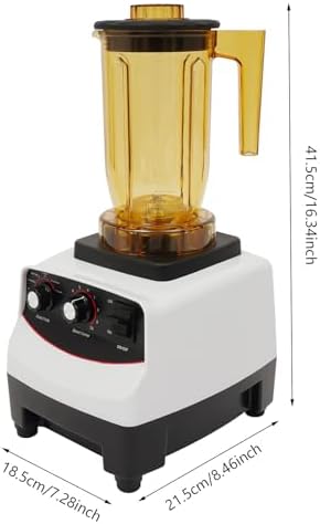 Bubble Tea Machine, 1200ml Multifuction Blender Tea Maker Machine 1800W Smoothie Blender 10 Gears Adjustable Speed Coffee Iced Tea Maker for Making Smoothies, Shakes, Pureed Fruit Juices - Image 2