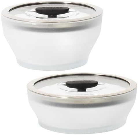Anyday 4-Pc Medium Microwave Cookware Glass Food Storage Set (Black Sesame) by Anyday