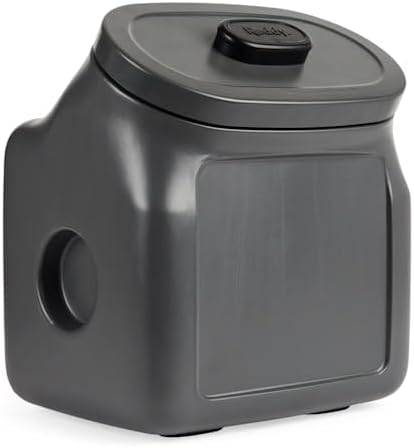 Reddy by Petco Black Airtight Food Storage Container for Dogs Medium 25 lbs. - Image 2