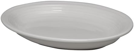 Fiesta® 11 5/8" Medium Oval Serving Platter – Durable Ceramic, Lead-Free, Dishwasher/Microwave/Oven Safe – Made in USA - White by TheFiestaTablewareCompany