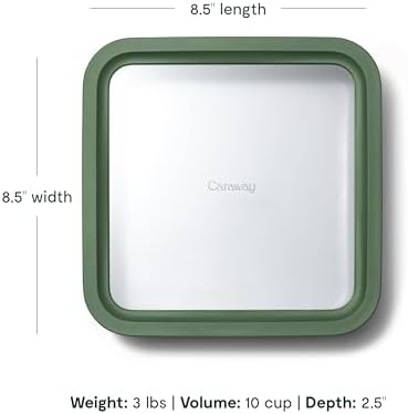 Caraway Glass Food Storage Container with Lid - Image 3