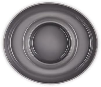 Le Creuset Stoneware Signature Oval Chip and Dip Platter, 13", Oyster - Image 4