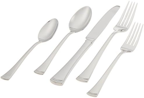 Lenox Portola 65-Piece 18/10 Silverware Set for 12, Flatware - Image 3