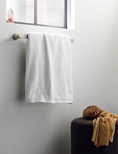 Moen Genta LX Brushed Nickel Modern 18-Inch Single Kitchen or Bathroom Towel Bar, BH3818BN (Pack of 2) - Image 4