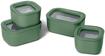 Caraway Mini Food Storage 9-Piece Set, Glass Storage Containers for Food by Unknown