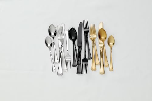 Lenox Portola Gold Satin 20-Piece Silverware Set for 4, Flatware - Image 5