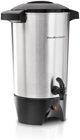 Hamilton Beach 45 Cup Coffee Urn and Hot Beverage Dispenser, Silver by HamiltonBeach