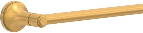 Franklin Brass Woodruff 4-Piece Bathroom Set Satin Gold 18" + 6" Towel Rack, Toilet Paper Holder, Hand Towel Holder, Hook | 4-Piece Bath Hardware Accessories Set WDRF64-SG - Image 4