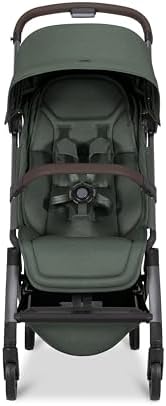 Joolz Aer2 Foldable Bumper Bar for Joolz Aer2 Stroller – One-Hand Fold Compatible, Secure & Comfortable Toddler Support Bar, Leatherette Finish, Easy Click-On Design - Mid Brown Carbon - Image 4