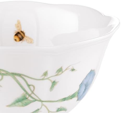 Lenox Butterfly Meadow Porcelain 16oz Rice Bowl Set for 4 (4-Piece) - Image 3