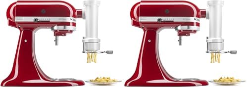 KitchenAid Ksmpexta Gourmet Pasta Press Attachment with 6 Interchangeable Pasta Plates,White,(Pack of 2) by Unknown
