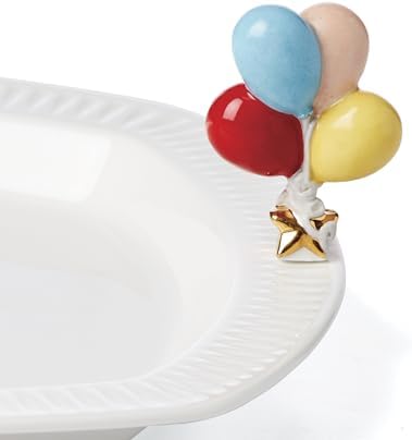 Lenox Profile Poppers Collection, Interchangeable Dinnerware Charms & Serveware, Balloons Popper Charm by Lenox