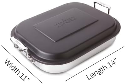 All-Clad Specialty Stainless Steel 11 x 14" Lasagna Pan & Baker - Image 6