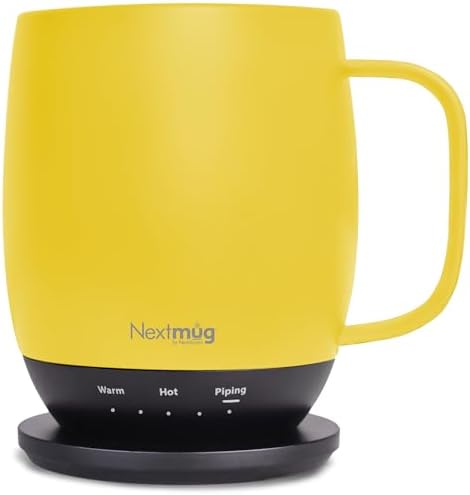 Nextmug - Temperature-Controlled, Self-Heating Coffee Mug by NextmugbyNextboom