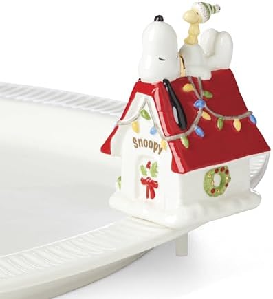 Lenox Peanuts Snoopy Popper Christmas Figurine by Lenox