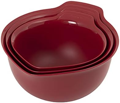 KitchenAid Universal Mixing Bowls, Set Of 3, Empire Red - Image 2