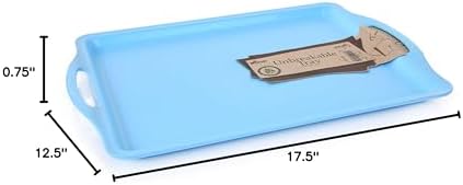 Mintra Home Durable Serving Tray (1pk, Blue) - Image 5