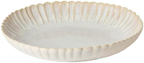 Casafina Ceramic Stoneware 12'' Pasta Serving Bowl - Mallorca Collection, Sand Beige | Microwave & Dishwasher Safe Dinnerware | Food Safe Glazing | Restaurant Quality Tableware by Casafina