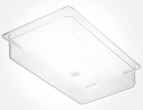 CURTA 6-Pack Full Size 4" Deep NSF Polycarbonate Food Pans | Dishwasher & Freezer Safe Clear Container for Prep Tables, Buffet, Salad Bar, Commercial & Home Kitchen - Image 3