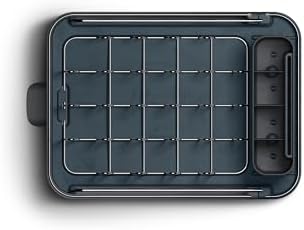 Joseph Joseph Extend Slim Steel Expandable Dish Drying Rack with Removable Cutlery Holder and Swivel Draining Spout, Compact Design, Grey, Small (Pack of 4) - Image 2