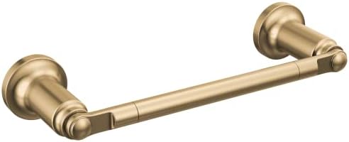 Delta Saylor (1-Pack) 8'' Towel Rack for Bathroom Champagne Bronze Towel Bar for Bathroom Wall Hand Towel Holder Rod Wall Mounted Kitchen Towel Holder 73508-CZ by DeltaFaucet