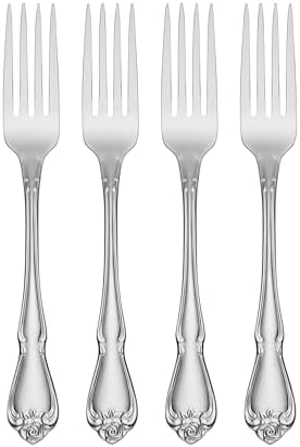 Oneida True Rose Dinner Forks,silver set of 4 by Oneida