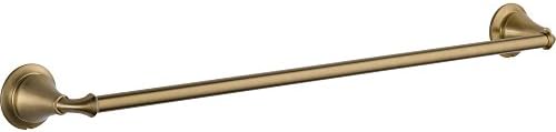 Delta Towel Rack | 24 Inch Champagne Bronze Towel Bar for Bathroom, Kitchen | Linden Accessories by Unknown