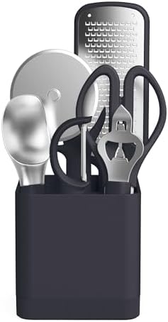 bella 7 Piece Modular Gadget Set, Non-Toxic Silicone, Slate by bella