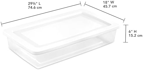 Sterilite 24-Pack 41 Quart Storage Box, Stackable Clear Plastic Bins with Snap-On Lids - Heavy-Duty Organizing Containers for Closet, Bathroom, and Office - Image 2