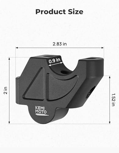 KEMIMOTO Motorcycle Handlebar Risers with Dashboard Bracket Fit for Rebel - Image 5
