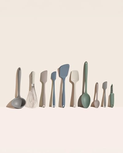 GIR: 10-Piece Silicone Ultimate Kitchen Utensils Set – Earthy Neutrals by GIRGetItRight