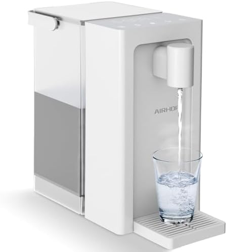 AIRHOP 3L Instant Hot Water Dispenser Countertop 5 Temp 3 Volume Options by Airhop
