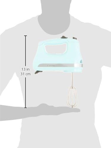 KitchenAid 5 Ultra Power Speed Hand Mixer, KHM512, Ice Blue - Image 3