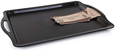 Mintra Home Durable Serving Tray (1pk, Black) by Mintra