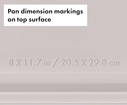 OXO Good Grips Non-Stick Pro Ceramic Coated Metal Bakeware Quarter Sheet, Storm Blue - Image 6