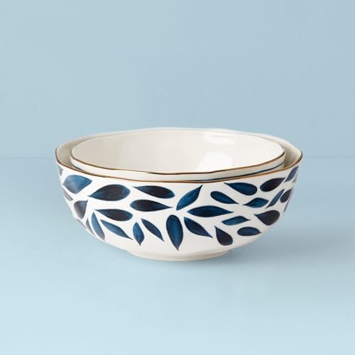 Lenox Blue Bay 2-Piece Nesting Bowl Set, 5.51 by Lenox